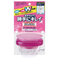 トイレマジックリン・流すだけでキレイ・ローズ・本体80g