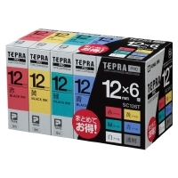 PRO�e�[�v��x�[�V�b�N�p�b�N12mm(�ԥ����Υ�¥�������)6�����